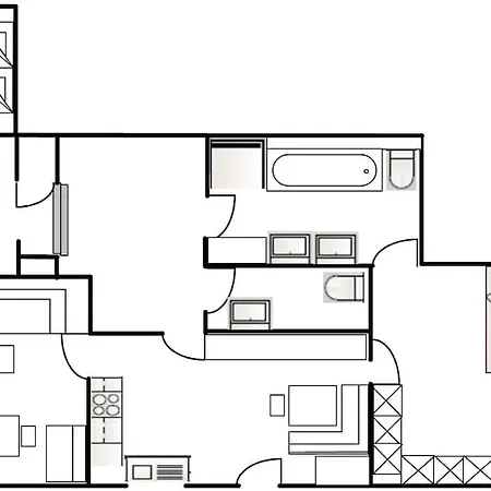 Charming 4 Appartement, Close To Basel